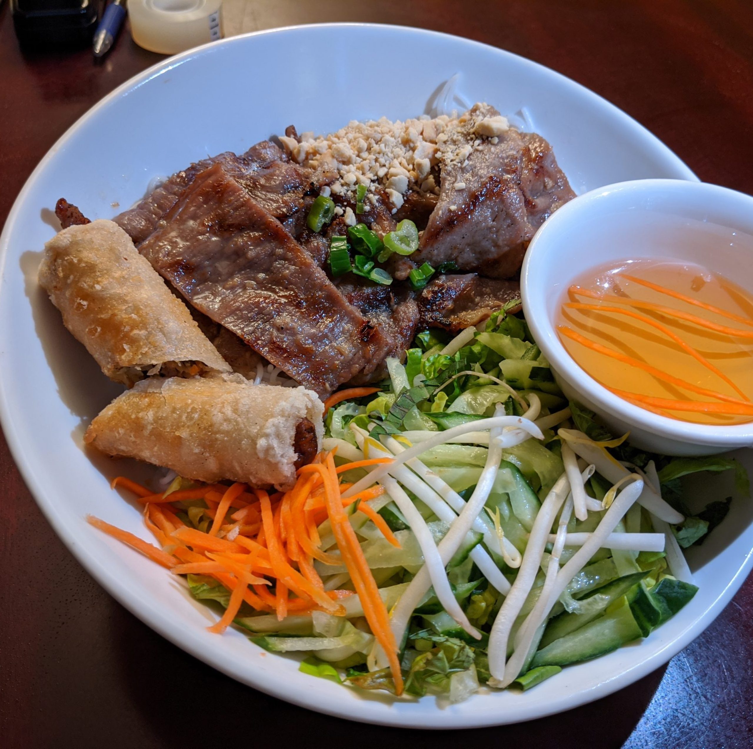 B4. Bun Cha Gio Thit Nuong